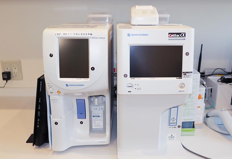 全自動血球数・CRP測定装置